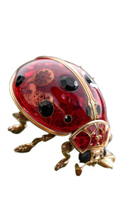 Jewel-Encrusted Ladybug Vinyl Car Decal Sticker – Waterproof & UV-Resistant 8" Jewel-Encrusted Ladybug Vinyl Car Decal Sticker – Waterproof & UV-Resistant 8"