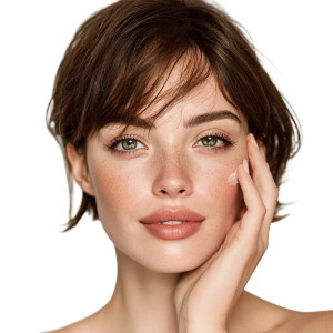 Glowing Beauty Portrait Vinyl Car Decal Sticker – Waterproof & UV-Resistant 8"