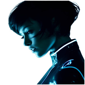 Quorra Profile Picture Vinyl Car Decal Sticker – Waterproof & UV-Resistant 8"