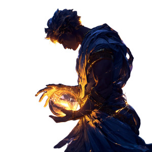 Sorrowful Apollo Figure Vinyl Car Decal Sticker – Waterproof & UV-Resistant 8"