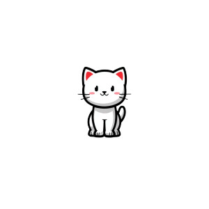 Cute Kawaii Cat V2 Vinyl Car Decal Sticker – Waterproof & UV-Resistant 8" Cute Kawaii Cat V2 Vinyl Car Decal Sticker – Waterproof & UV-Resistant 8"