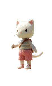 Cute Kitten Adventure Vinyl Car Decal Sticker – Waterproof & UV-Resistant 8"