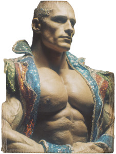 Vintage Wrestler Portrait V2 Vinyl Car Decal Sticker – Waterproof & UV-Resistant 8"