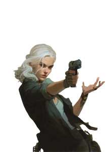 Cyberpunk Spellcaster V2 Vinyl Car Decal Sticker – Waterproof & UV-Resistant 8"