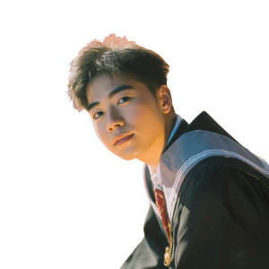 Graduating Male Student Vinyl Car Decal Sticker – Waterproof & UV-Resistant 8"