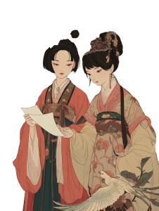 Chinese Women Illustration Vinyl Car Decal Sticker – Waterproof & UV-Resistant 8" Chinese Women Illustration Vinyl Car Decal Sticker – Waterproof & UV-Resistant 8"