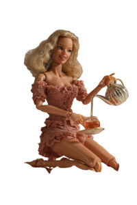 Living Doll Tea Time Vinyl Car Decal Sticker – Waterproof & UV-Resistant 8"