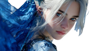 Ethereal Silver Enchantress Vinyl Car Decal Sticker – Waterproof & UV-Resistant 8"