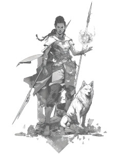 Elf Wizard Casting Vinyl Car Decal Sticker – Waterproof & UV-Resistant 8"