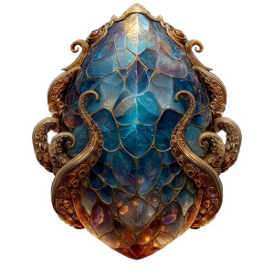 Mystical Tentacle Emblem Vinyl Car Decal Sticker – Waterproof & UV-Resistant 8"