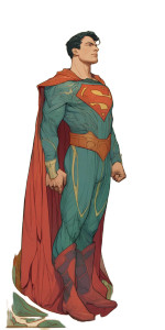 Elegant Superman Portrait Vinyl Car Decal Sticker – Waterproof & UV-Resistant 8"
