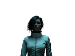 Mysterious Asian Woman Vinyl Car Decal Sticker – Waterproof & UV-Resistant 8"