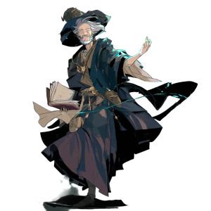 Wizard With Magic Vinyl Car Decal Sticker – Waterproof & UV-Resistant 8"