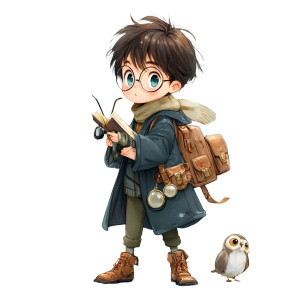 Harry Potter V2 Vinyl Car Decal Sticker – Waterproof & UV-Resistant 8"