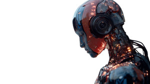 Future Learning Robot Vinyl Car Decal Sticker – Waterproof & UV-Resistant 8"