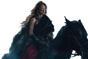 Mystical Warrior Rider Vinyl Car Decal Sticker – Waterproof & UV-Resistant 8"