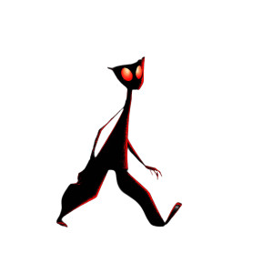 Expressive Glowing Character Vinyl Car Decal Sticker – Waterproof & UV-Resistant 8"