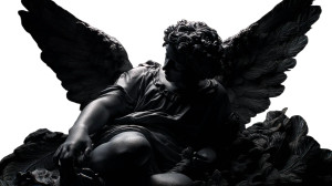 Angel Sculpture V7 Vinyl Car Decal Sticker – Waterproof & UV-Resistant 8"