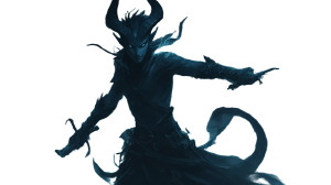 Mystical Tiefling Warrior Vinyl Car Decal Sticker – Waterproof & UV-Resistant 8"