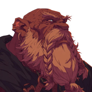 Dwarven Craftsman V2 Vinyl Car Decal Sticker – Waterproof & UV-Resistant 8"