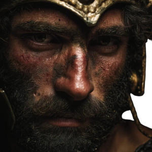 Ancient Greek Warrior V32 Vinyl Car Decal Sticker – Waterproof & UV-Resistant 8"