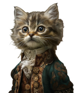Mozart Kitten Vinyl Car Decal Sticker – Waterproof & UV-Resistant 8"