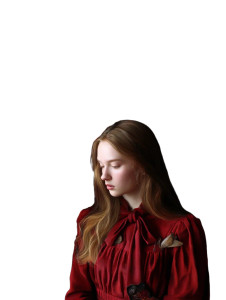 Fairycore Portrait Art Vinyl Car Decal Sticker – Waterproof & UV-Resistant 8"