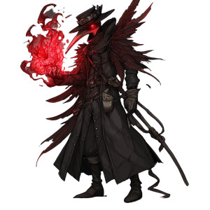 Plague Doctor Devil V2 Vinyl Car Decal Sticker – Waterproof & UV-Resistant 8"