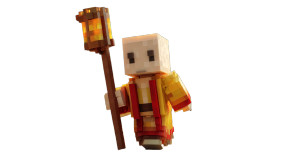 Minecraft Monk Journey Vinyl Car Decal Sticker – Waterproof & UV-Resistant 8"
