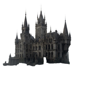 Gothic Castle Vinyl Car Decal Sticker – Waterproof & UV-Resistant 8" Gothic Castle Vinyl Car Decal Sticker – Waterproof & UV-Resistant 8"