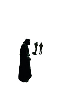 Dark Vador Shadow Vinyl Car Decal Sticker – Waterproof & UV-Resistant 8"