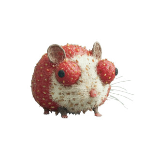 Cloudberry Hamster Vinyl Car Decal Sticker – Waterproof & UV-Resistant 8"