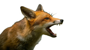 Aggressive Fox Barking Vinyl Car Decal Sticker – Waterproof & UV-Resistant 8" Aggressive Fox Barking Vinyl Car Decal Sticker – Waterproof & UV-Resistant 8"