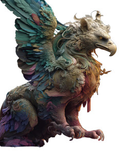 Digital Griffin Transformation Vinyl Car Decal Sticker – Waterproof & UV-Resistant 8"