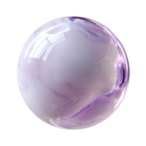 Organic Creamy Sphere Vinyl Car Decal Sticker – Waterproof & UV-Resistant 8"