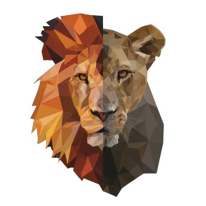 Polygonal Lion Logo Vinyl Car Decal Sticker – Waterproof & UV-Resistant 8" Polygonal Lion Logo Vinyl Car Decal Sticker – Waterproof & UV-Resistant 8"