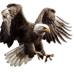 Attacking Bald Eagle Vinyl Car Decal Sticker – Waterproof & UV-Resistant 8" Attacking Bald Eagle Vinyl Car Decal Sticker – Waterproof & UV-Resistant 8"