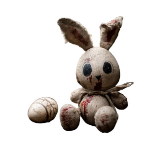 Horror Easter Bunny V4 Vinyl Car Decal Sticker – Waterproof & UV-Resistant 8"