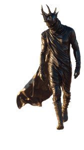 Ghostly Desert Wanderer Vinyl Car Decal Sticker – Waterproof & UV-Resistant 8"