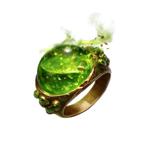 Poison Magic Ring Vinyl Car Decal Sticker – Waterproof & UV-Resistant 8"