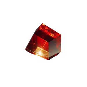 Futuristic Red Prism Vinyl Car Decal Sticker – Waterproof & UV-Resistant 8"