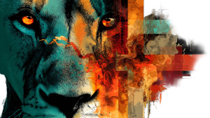 Easter Reggae Lion Vinyl Car Decal Sticker – Waterproof & UV-Resistant 8"