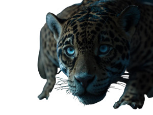 Majestic Jaguar Stalking Vinyl Car Decal Sticker – Waterproof & UV-Resistant 8"