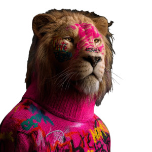 Fashionable Lion Portrait Vinyl Car Decal Sticker – Waterproof & UV-Resistant 8" Fashionable Lion Portrait Vinyl Car Decal Sticker – Waterproof & UV-Resistant 8"