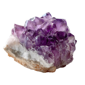 Amethyst Druzy Vinyl Car Decal Sticker – Waterproof & UV-Resistant 8"