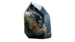 Galaxy Moss Agate V2 Vinyl Car Decal Sticker – Waterproof & UV-Resistant 8"