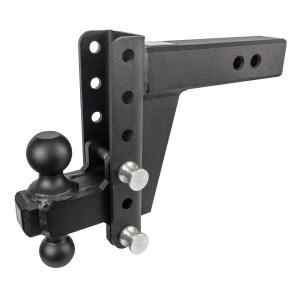 Bulletproof Hitches | Heavy Duty 2-1/2 Inch Receiver Trailer Hitch Ball Mount | 36000 lbs Capacity | Adjustable 6" Drop/Rise | Dual 2" & 2-5/16" Hitch Balls Bulletproof Hitches | Heavy Duty 2-1/2 Inch Receiver Trailer Hitch Ball Mount | 36000 lbs Capacity | Adjustable 6" Drop/Rise | Dual 2" & 2-5/16" Hitch Balls