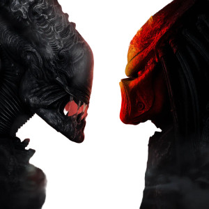 Alien Versus Predator Vinyl Car Decal Sticker – Waterproof & UV-Resistant 8"