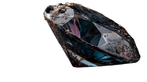 Radiant Diamond Silhouette Vinyl Car Decal Sticker – Waterproof & UV-Resistant 8"