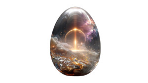 Futuristic Cosmic Egg Vinyl Car Decal Sticker – Waterproof & UV-Resistant 8" Futuristic Cosmic Egg Vinyl Car Decal Sticker – Waterproof & UV-Resistant 8"
